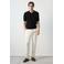 Mango Man slim fit gebreide polo - zwart