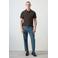 Mango Man regular fit piqué polo - bruin