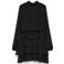 VERO MODA mini jurk met ruches - zwart