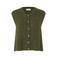 Modström gebreid vest - groen