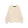 VERO MODA gebreide trui met borduursels - ecru