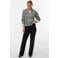 VERO MODA gebreide kabeltrui met wol - grijs