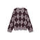 VERO MODA pullover met print en wol - donkerrood