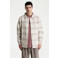 CHASIN' geruit overshirt - marshmallow