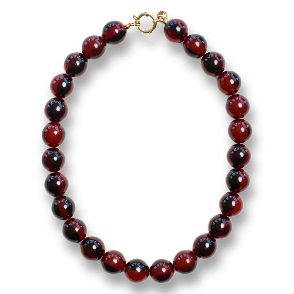 Bonnie Studios ketting Wilma bordeauxrood