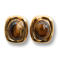 Bonnie Studios oorbellen Fall goudkleurig/bruin