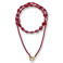 Bonnie Studios ketting Funky bordeauxrood