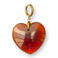 Bonnie Studios hanger Heart Glass rood