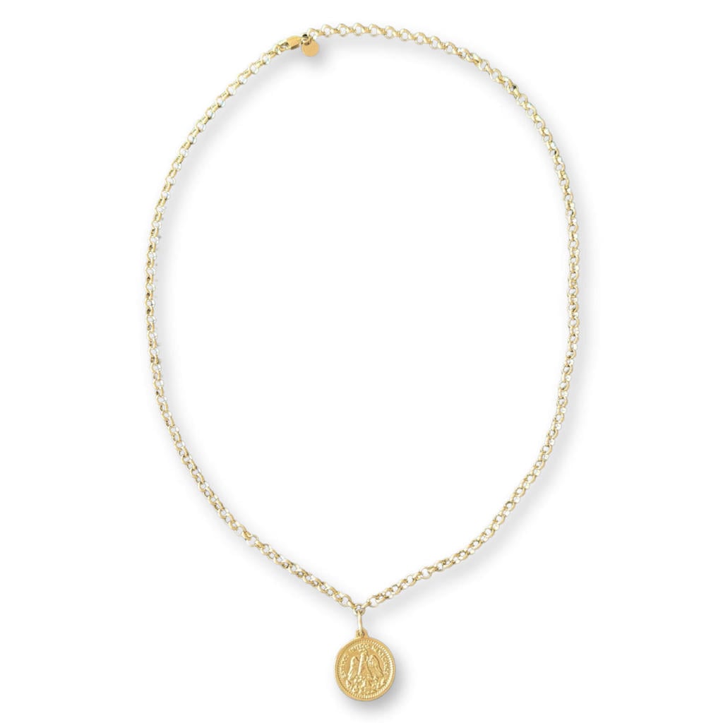 Bonnie Studios ketting Coin goudkleurig