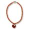 Bonnie Studios ketting Camel Heart oranje