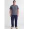 JACK & JONES PLUS SIZE regular fit T-shirt met logo - turbulence