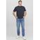 JACK & JONES PLUS SIZE regular fit T-shirt - donkerblauw