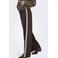 ONLY wide leg casual gestreepte broek - bruin