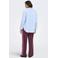 ONLY loose fit casual gestreepte broek - donkerrood