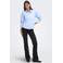 ONLY Onlmade Hw Des Flared Dnm skinny jeans - zwart