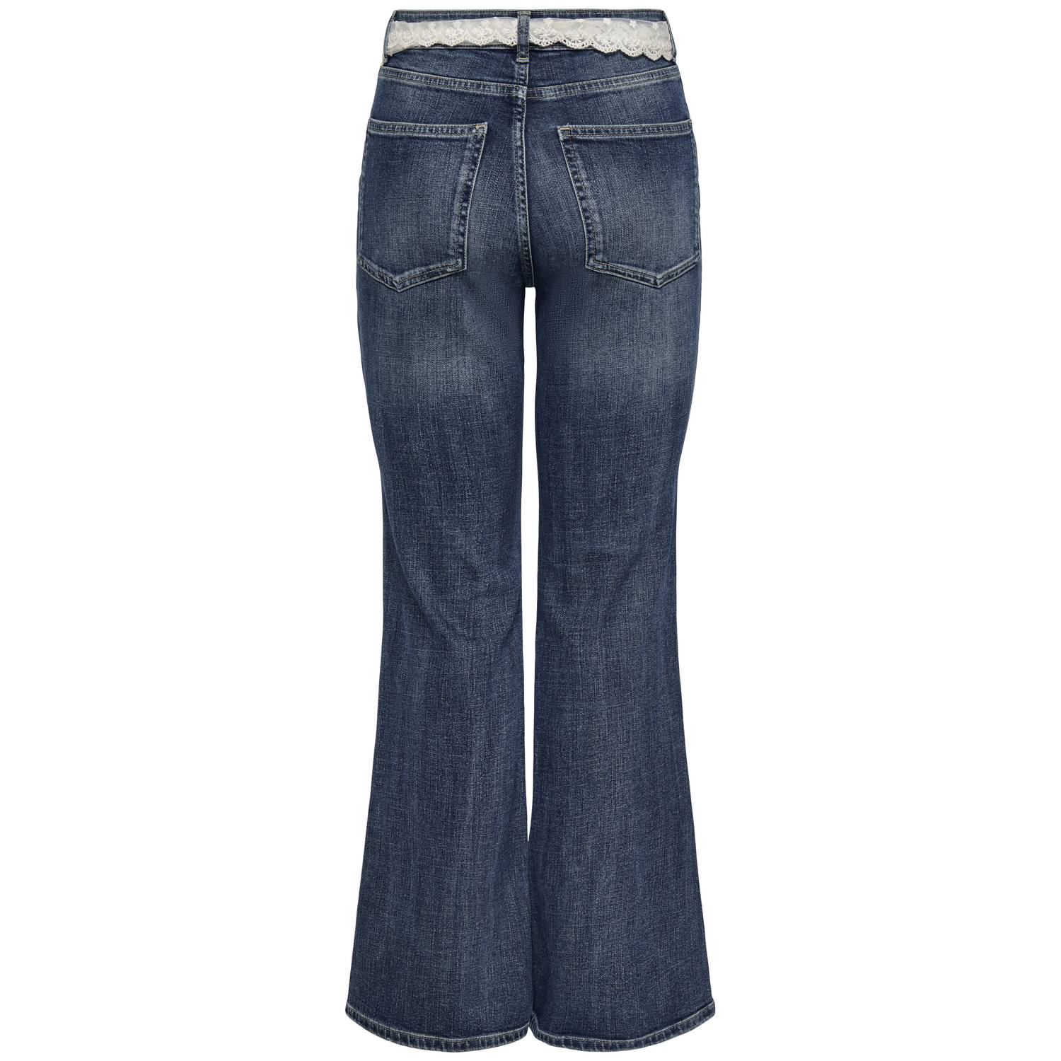 ONLY Onlregent Hw Flare Dnm Tai flared jeans dark blue denim