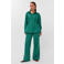 Studio AMAYA wide leg broek met plooien - groen