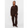 Studio AMAYA wide leg cargobroek - donkerbruin