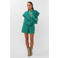 Studio AMAYA bouclé gilet met glitters - groen
