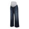 MAMALICIOUS MLMALAGA zwangerschaps wide leg jeans - donkerblauw