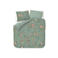 Pip Studio perkalen gebloemd lits-jumeaux dekbedovertrek 240x220 cm - groen