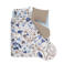 Beddinghouse katoenen gebloemd lits-jumeaux dekbedovertrek 240x220 cm - blauw