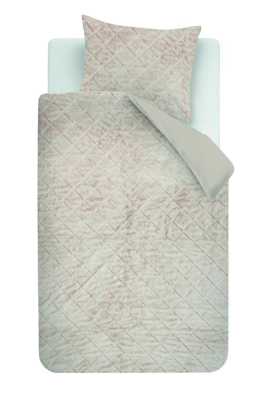 Riviera Maison 1-persoons dekbedovertrek 140x220 cm - zand