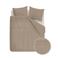 Beddinghouse katoenen lits-jumeaux dekbedovertrek 240x220 cm - taupe
