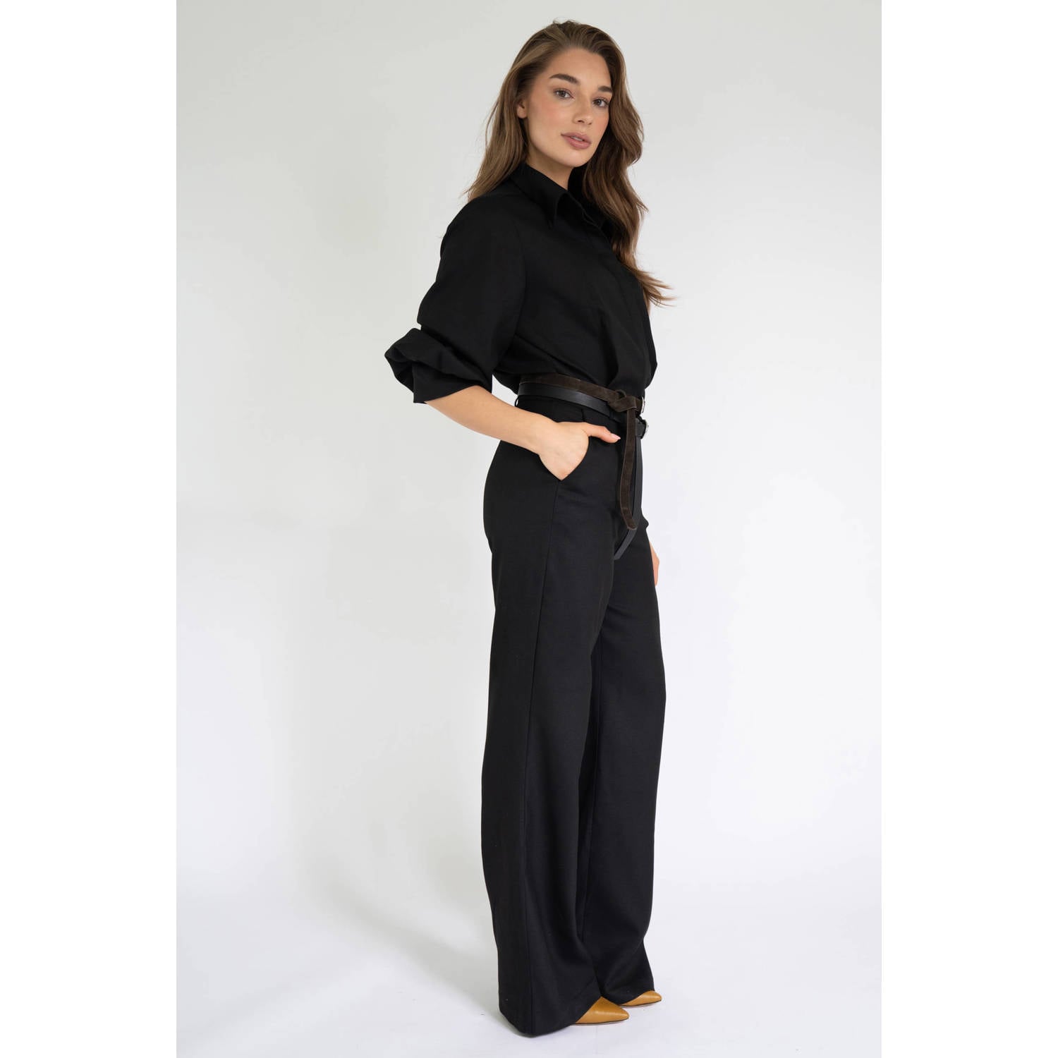 Est'seven jumpsuit zwart