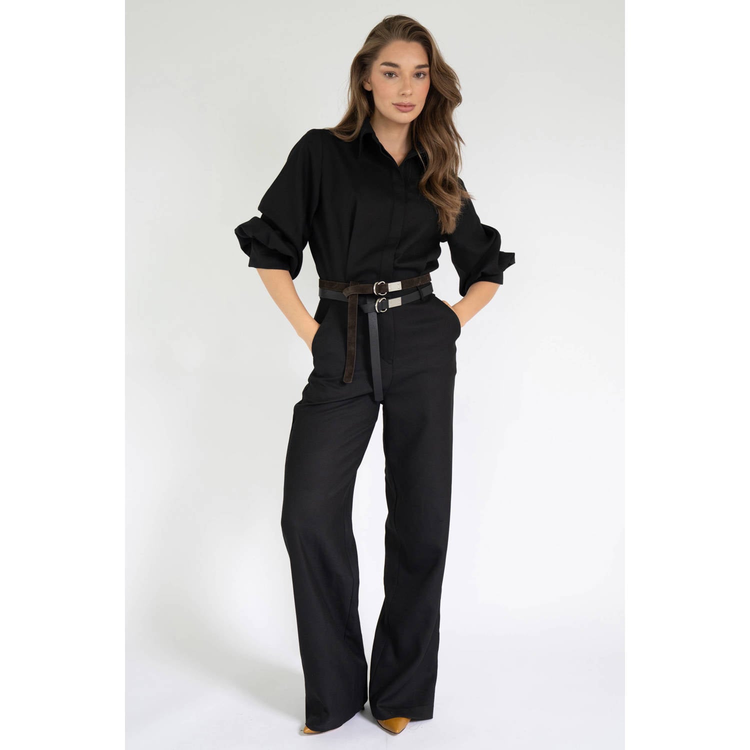 Est'seven jumpsuit zwart