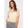 Freebird top met franjes - beige