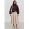 VERO MODA gebreide trui met kabels - bruin