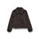VERO MODA faux fur jas - donkerbruin
