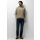 State of Art regular fit gebreide trui - mole grijs/mango