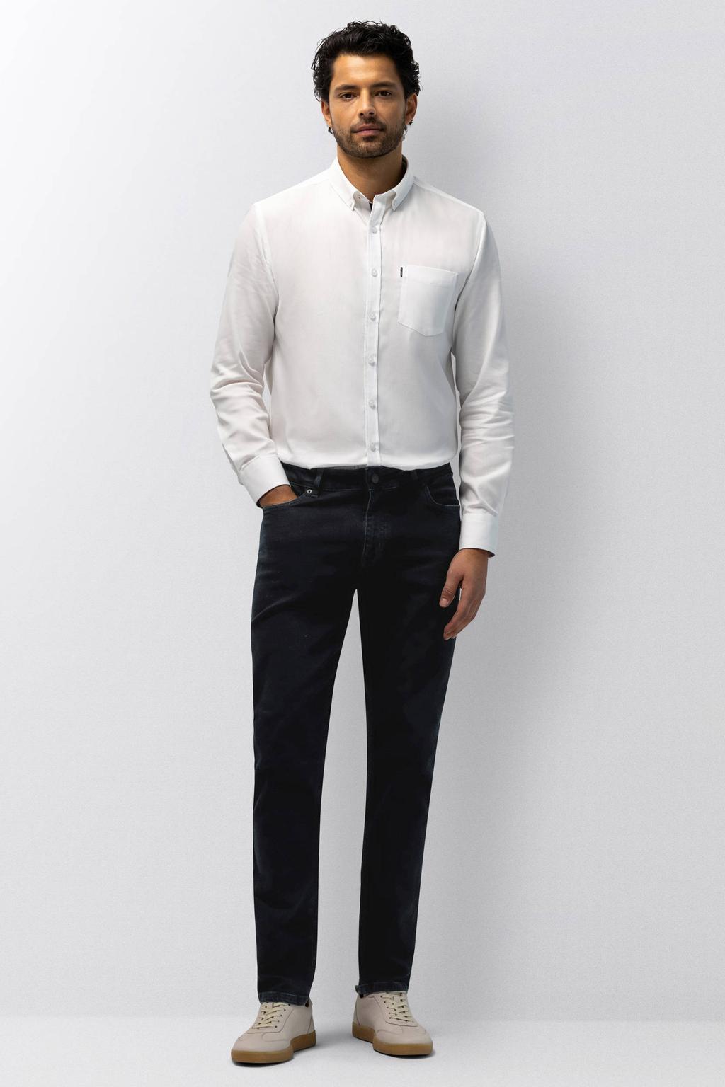 State of Art DRIVER tapered jeans - donkerblauw