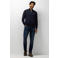 State of Art katoenen gebreid vest - donkerblauw