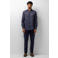 State of Art regular fit overhemd met print - midnight/grijsblauw