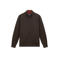 State of Art gebreid vest met wol - donkerbruin