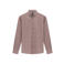 State of Art regular fit pied-de-poule overhemd - donkerrood/wit