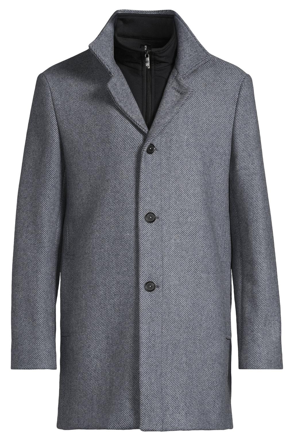 State of Art wollen wintermantel - lightgrey