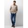 State of Art regular fit twill overhemd met melée - mole grey/white