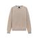 State of Art wollen regular fit gebreide trui - mole grey plain