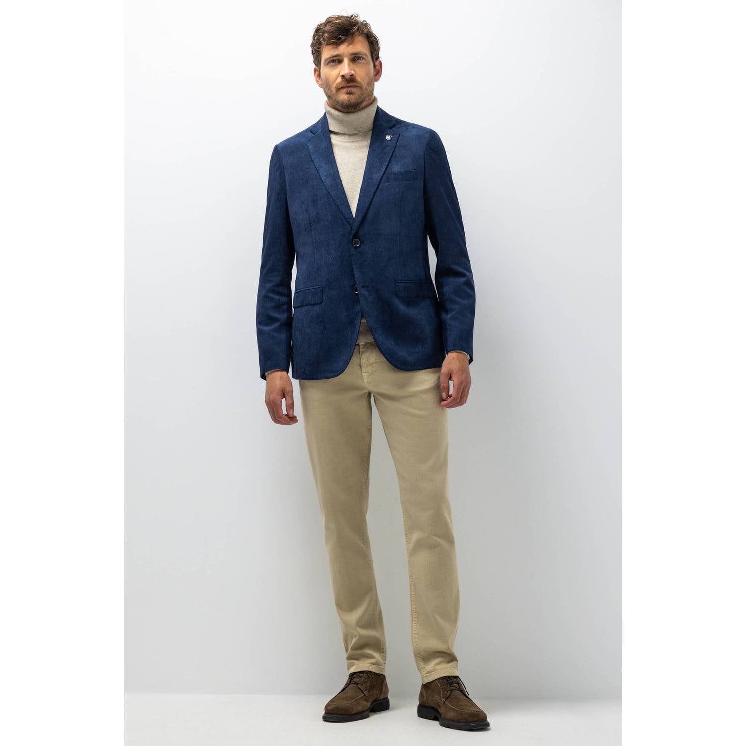 State of Art regular fit colbert donkerblauw