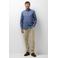 State of Art regular fit casual twill overhemd - dark-blue/white
