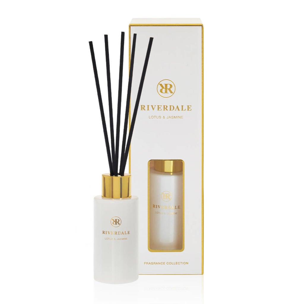 Riverdale geurstokjes Boutique - Lotus & Jasmine wit - 40 ml