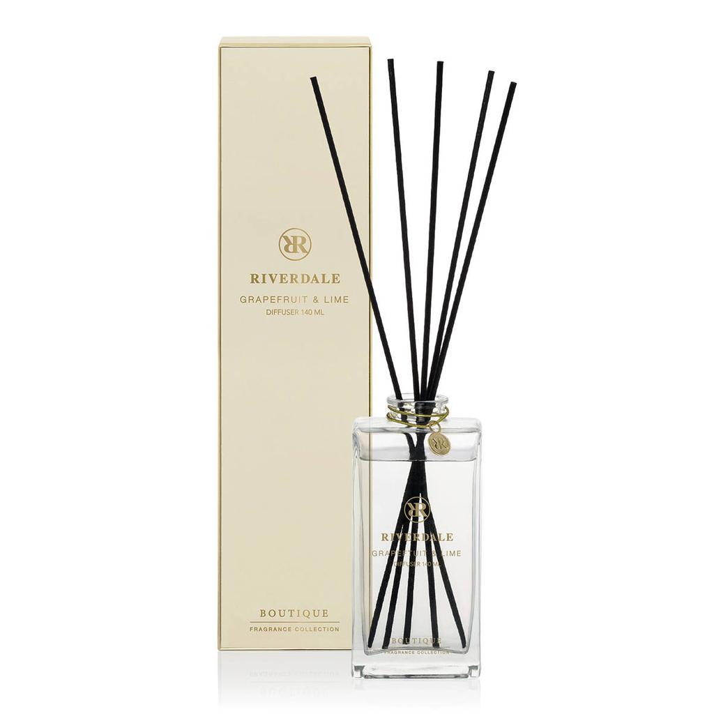Riverdale geurstokjes Boutique - Grapefruit & Lime roze - 140 ml