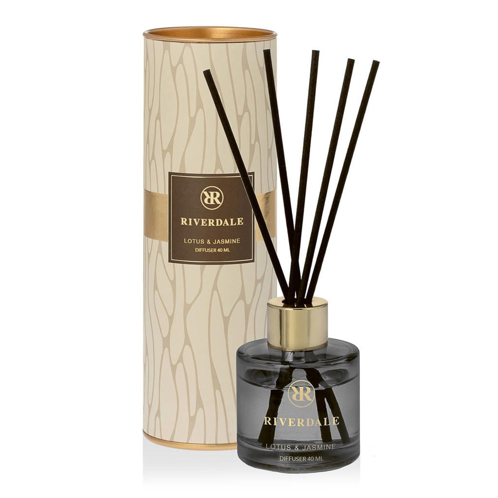 Riverdale geurstokjes Olivia - Lotus & Jasmine - 40 ml