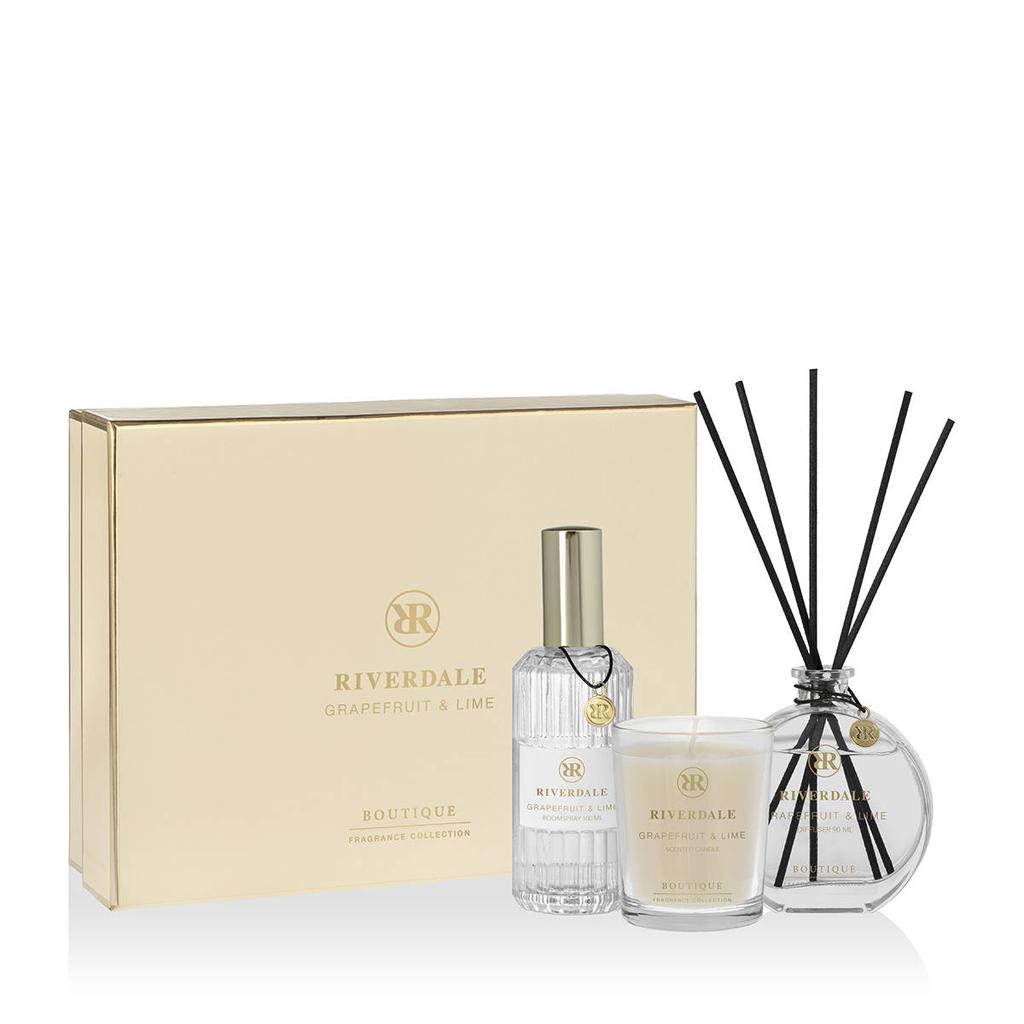 Riverdale geschenkset Boutique L - Grapefruit & Lime