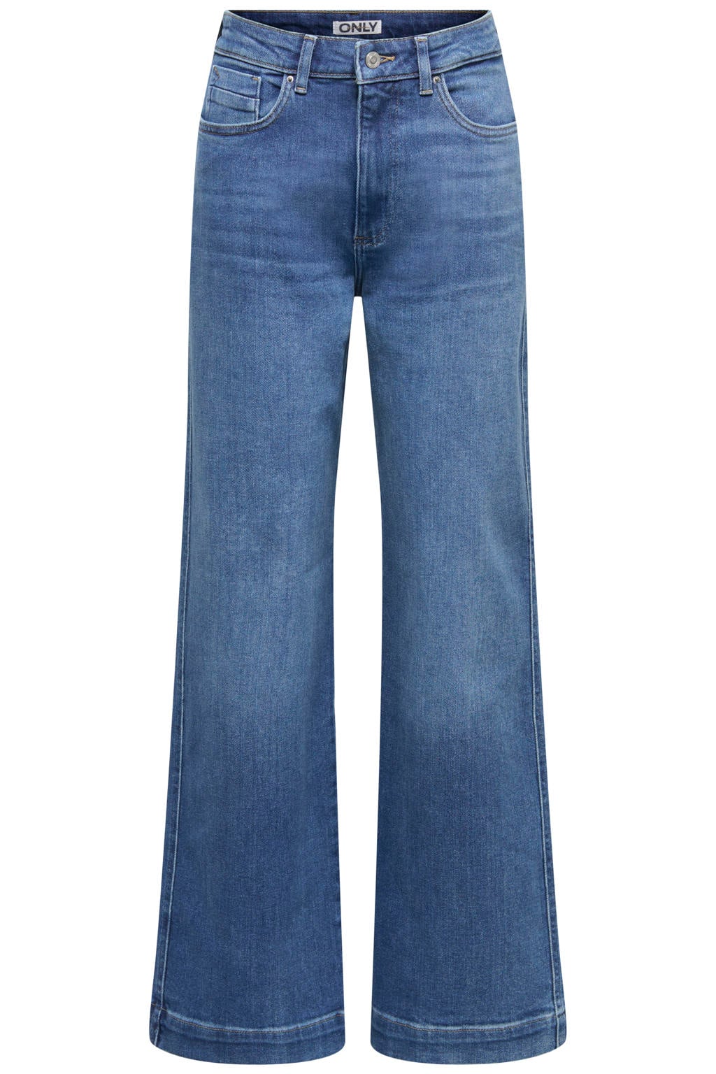 ONLY wide leg jeans - middelblauw