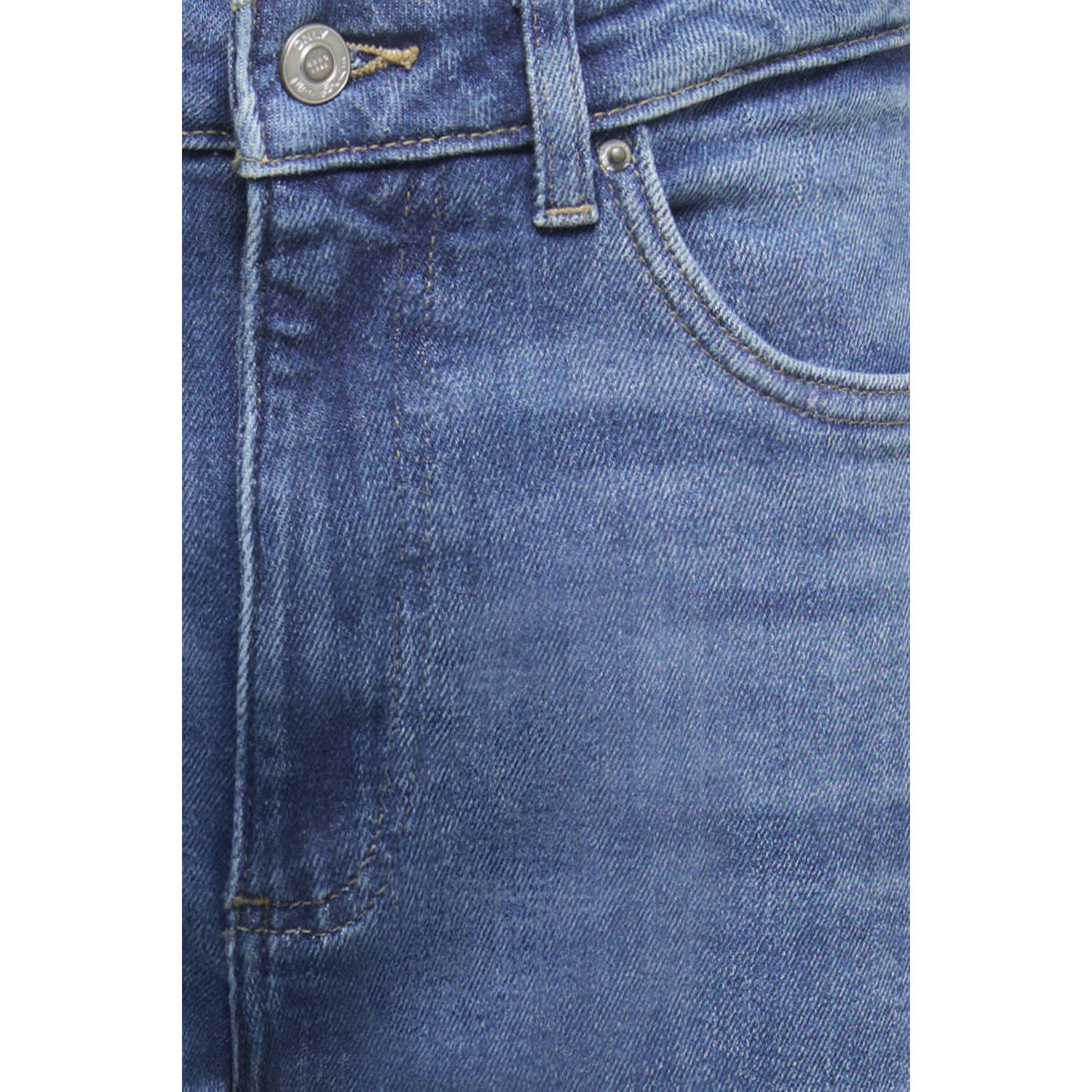 ONLY wide leg jeans middelblauw